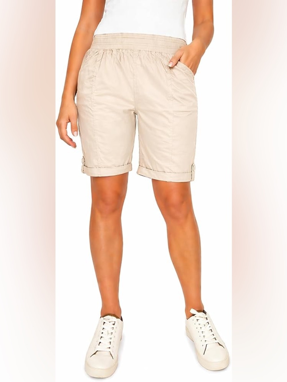 Briggs Women's Pull-On Bermuda Short with Pockets
